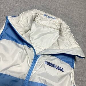 University North Carolina Vest Womens Medium Puffer Reversible Tarheels College